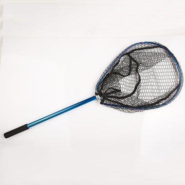 Aluminum Alloy Mesh Anti-hanging Belt Positioning Telescopic Fish Net Rod